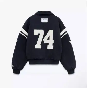 ZARA YALE 퀼팅 자켓 키누짱 착용 네이비