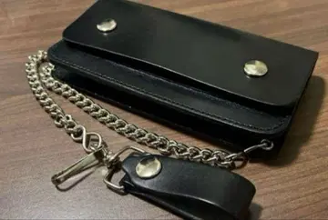 [천연 가죽] 트래커 지갑 일본제 지갑 체인 부속
