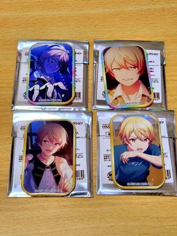 프로젝트 세카이 컬러풀 스테이지 텐마 츠카사 스퀘어 캔배지 4종 세트