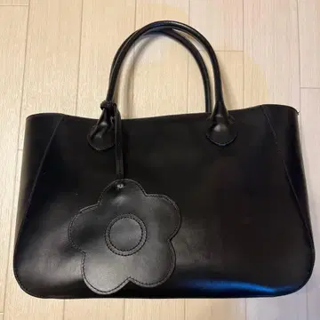 MARY QUANT LONDON 블랙 토트백 대용량 캐주얼