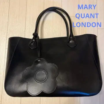 MARY QUANT LONDON 블랙 토트백 대용량 캐주얼