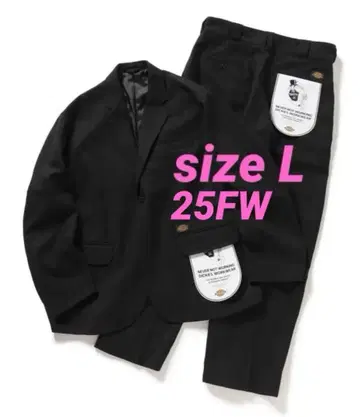 Dickies TRIPSTER SUIT 25FW BLACK L