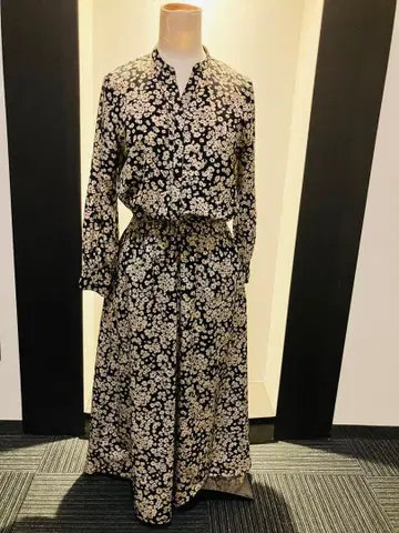 SHIPS 꽃무늬 긴팔 롱 원피스