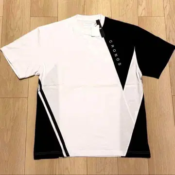 CRONOS 화이트 반팔 티셔츠 S