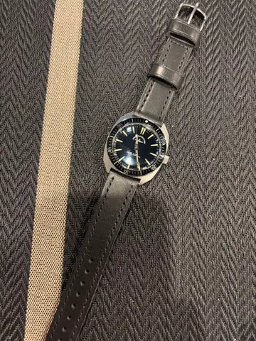 ZENO WATCH 손목시계/아날로그/가죽/BLK/BLK/ZN-103