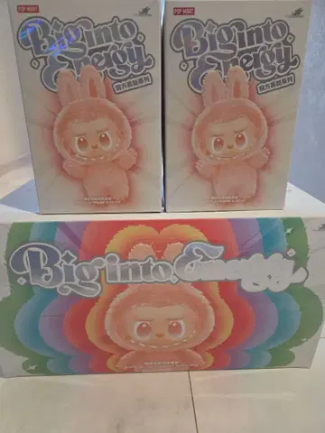 POP MART Big into Energy 봉제 인형 2개 세트