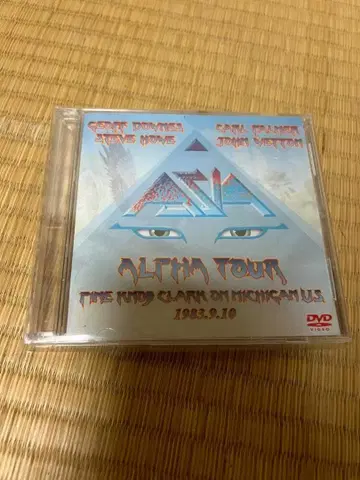 ASIA 에이지 ALPHA TOUR 알파 투어 DVD