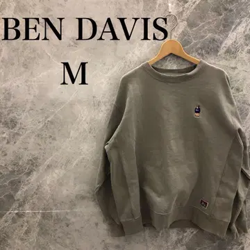 [ 새상품급 ] BEN DAVIS 두꺼운 원단 맨투맨 카키 원포인트