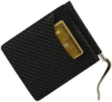 새상품 배송비 포함 본 카본 천연 가죽 카드 포켓 6곳 머니클립 지갑