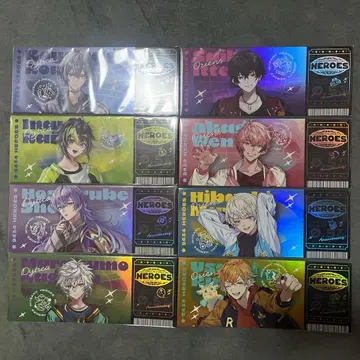 니지산지 히어로즈 Half Anniversary 홀로그램풍 티켓 카드