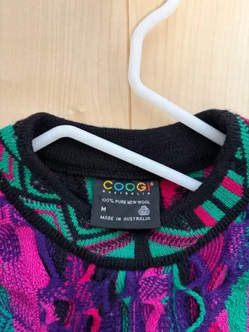 COOGI 컬러풀 울 스웨터 M