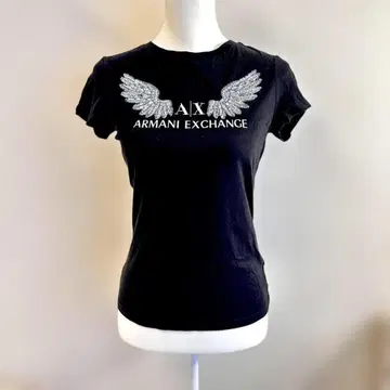 Armani Exchange 블랙 티셔츠 S