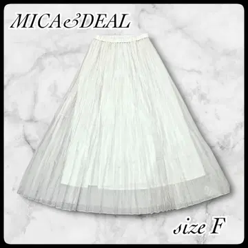 연말 세일 새상품급 MICA&DEAL (마이카앤딜) 플레어 스커트