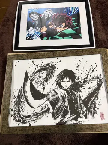 귀멸의 칼날 먹그림 컬렉션 토미오카 기유 무한열차 애니메이트 특전 그래픽