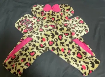 디즈니 미니 팬캡 머플러 레오파드 무늬