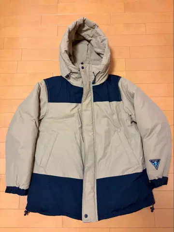 niko and - 후드 부착 다운 자켓 베이지 블랙