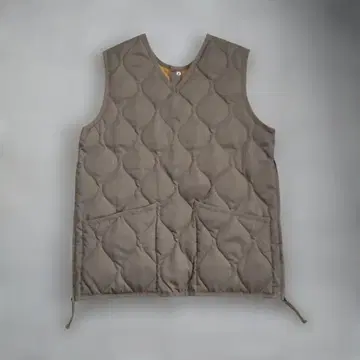 TAION 타이온 2WAY 프론트 다운 베스트 베이지