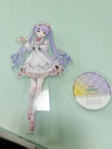 브이스포 아크릴 스탠드 GIGO 한정판 보라색 미야 루나