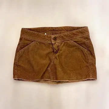 REPLAY 브라운 코듀로이 타이트 스커트