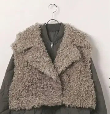 [새상품] 퍼 베스트 베스트만 브라운 F 사이즈 렙심 LEPSIM