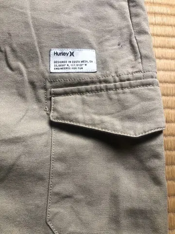 Hurley 카고 팬츠 사이즈 32 베이지