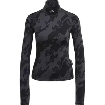 adidas 블랙 카모플라쥬 긴팔 상의