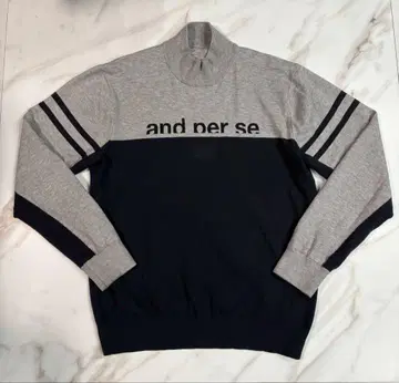 and per se 니트 스웨터 남성용 L