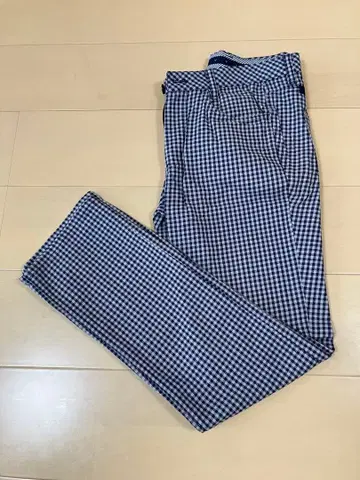 캘러웨이 M 사이즈 남성 바지 체크 무늬