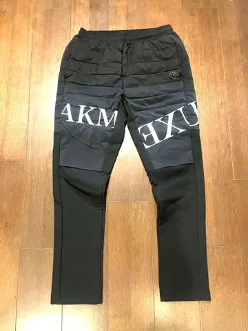 LUXEAGPLUS 블랙 조거 팬츠 M