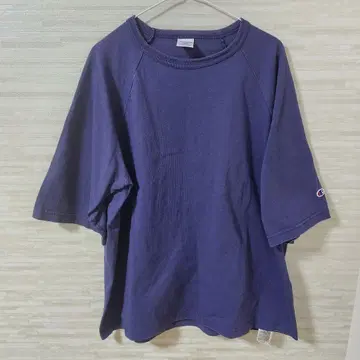 [ L ] Champion 챔피온 T1011 티셔츠 퍼플 USA제