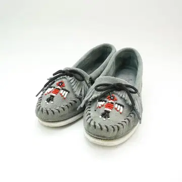 미네통카 7 24.0 썬더버드 아니미키이 모카신 파랑/KD101