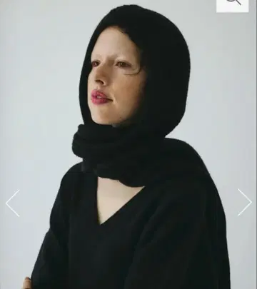 이번 시즌 해린도트사이 Knit 머플러 캡 블랙 시착만 한 상품