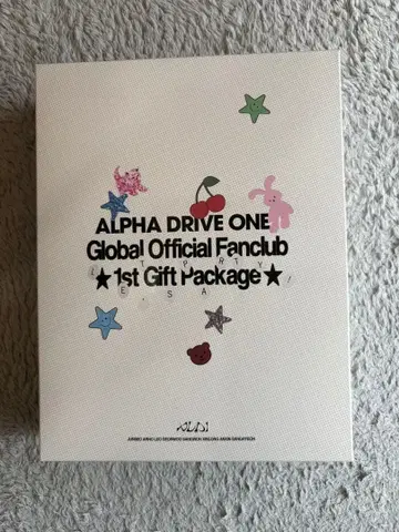 ALPHA DRIVE ONE 공식 팬클럽 기프트 패키지