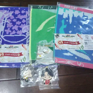 미세스 그린애플 제일복권 타월 & 메탈 참 오오모리 후지사와 세트