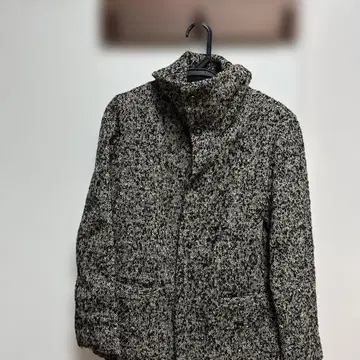 트위드 더블 버튼 자켓