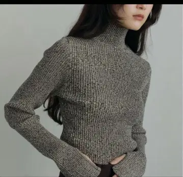 anuke 슬릿 터틀 니트