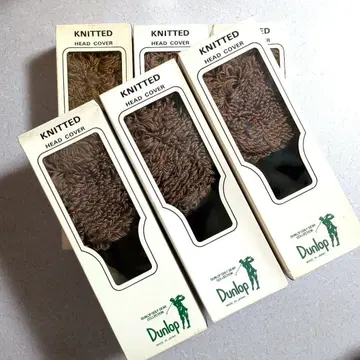 던롭 니트 헤드커버 드라이버용 6개