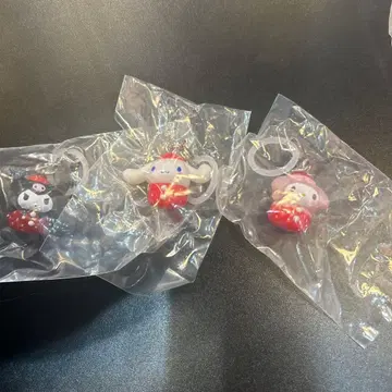 산리오 딸기 메지루시 액세서리 3종 세트