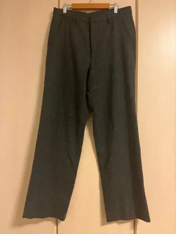 울 와이드 슬랙스