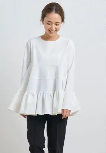 yori 세레모니 티어드 블라우스