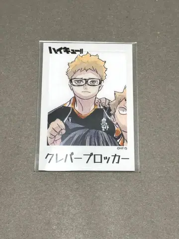 하이큐 카라스노 깃털 쿠키 특제 카드 츠키시마 케이 야마구치 타다시