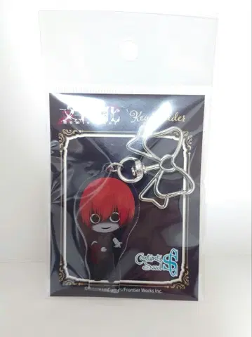 문자화 빨간 우산의 남자 아크릴 키링 웨이터 SD ver.