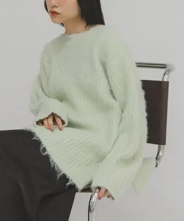 KBF 샤기 루즈 니트