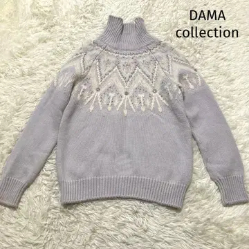 더마 컬렉션 니트 터틀넥 모헤어 비쥬 L 빅 사이즈