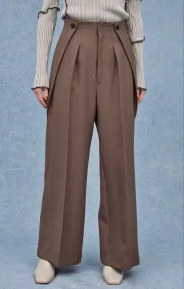 PUBLIC TOKYO 와이드 팬츠 브라운