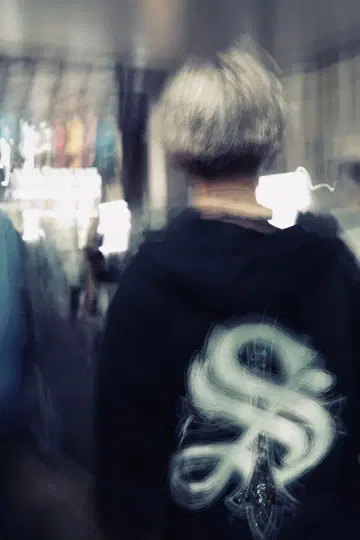 SupplierR 블랙 집업 후드티 M