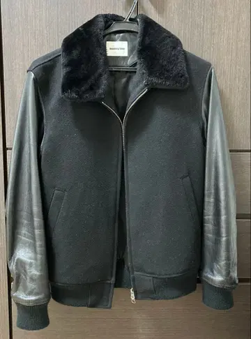 [ monkey time ] 아우터 자켓 양가죽 블랙