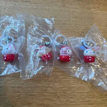 산리오 메지루시 액세서리 4개 세트