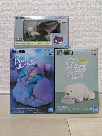 [ 미개봉 새상품 ] SPY x FAMILY 피규어 3세트