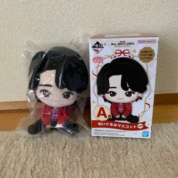 제일복권 미세스 그린애플 A상 봉제 인형 마스코트 오오모리 모토키